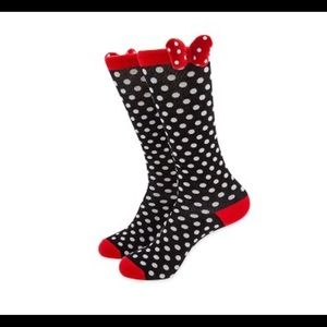 Disney Knee Socks for Women - Minnie Mouse w Bow